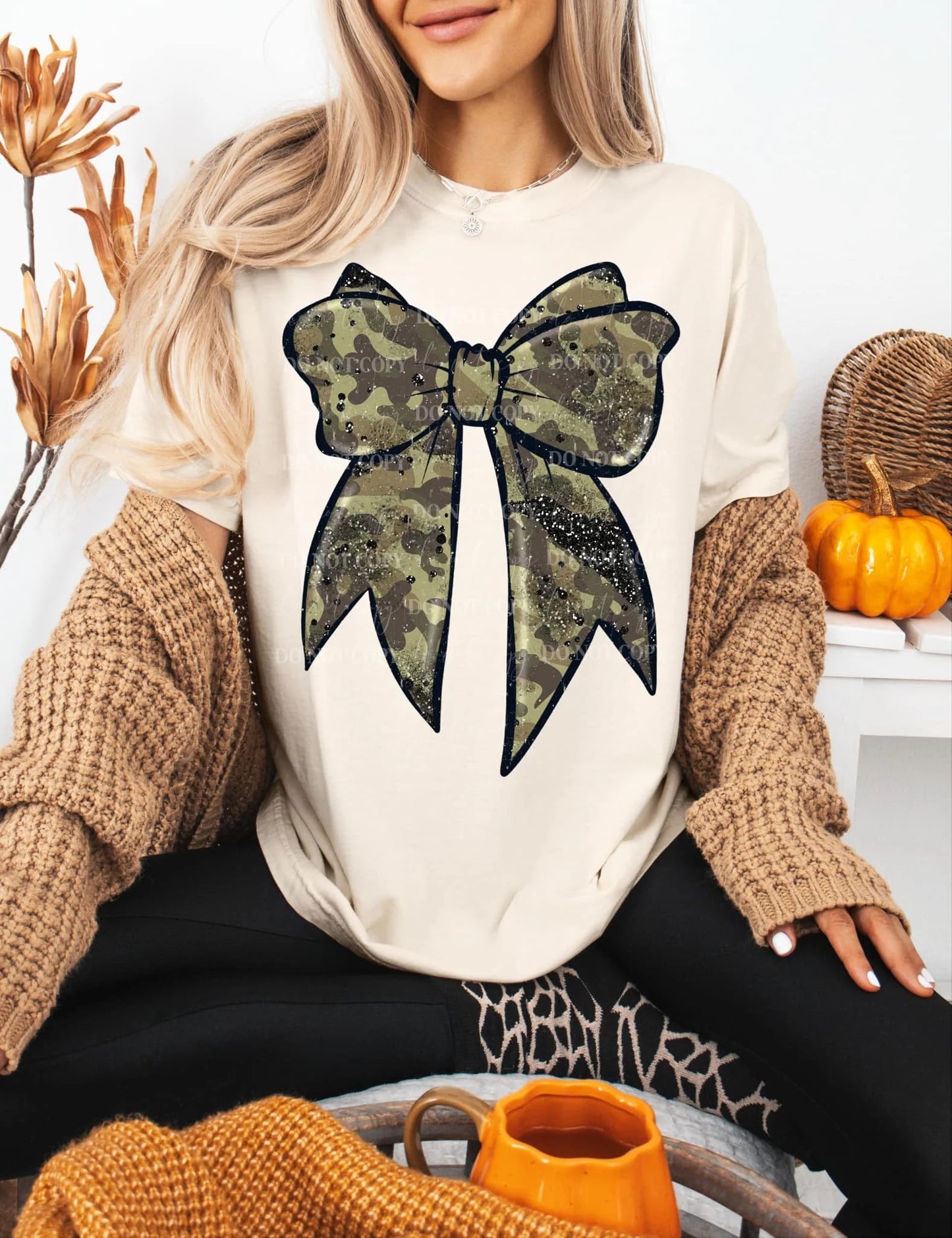 Camo Bow Tee