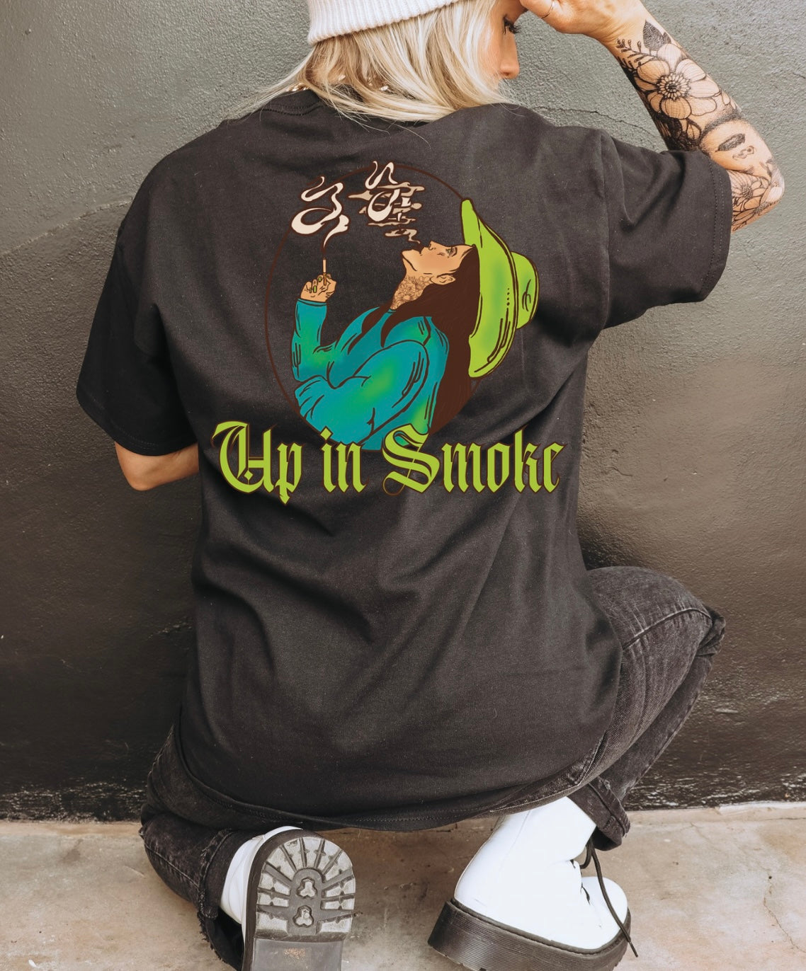 Up in Smoke Logo tee – Country Shine Designs