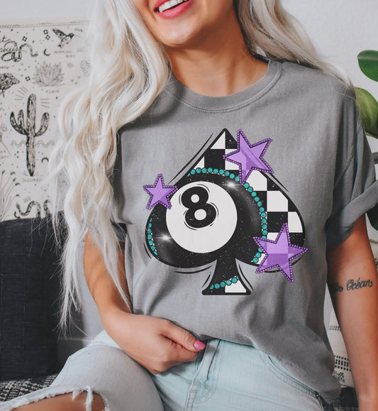 8ball spade Tee