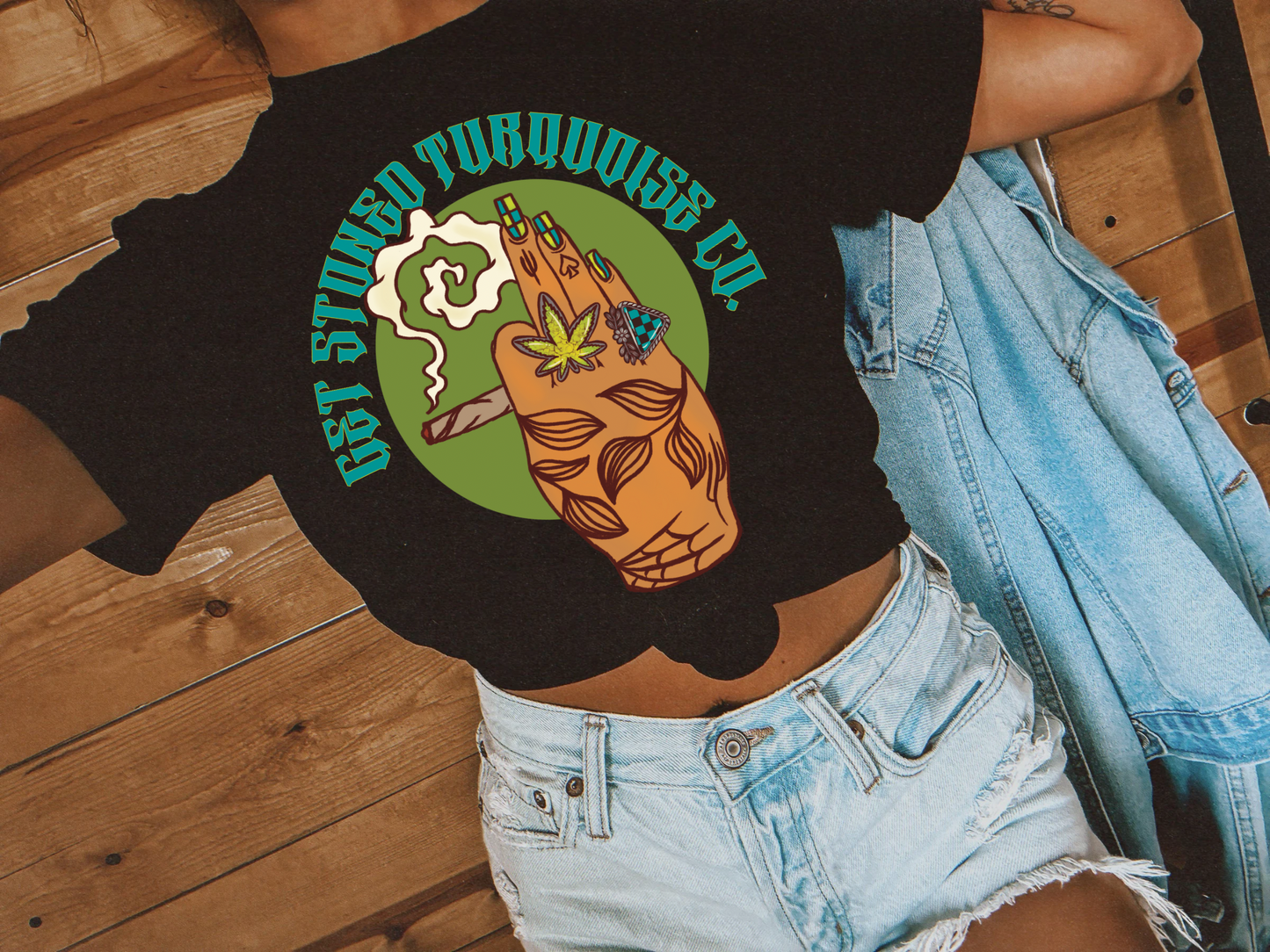 Get Stoned Turq Co. tee