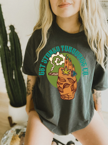 Get Stoned Turq Co. tee