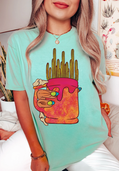 Cactus Coffee tee