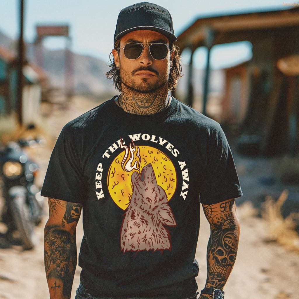 Keep the Wolves Away tee