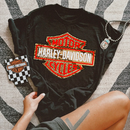 Snake Print Harley Tee