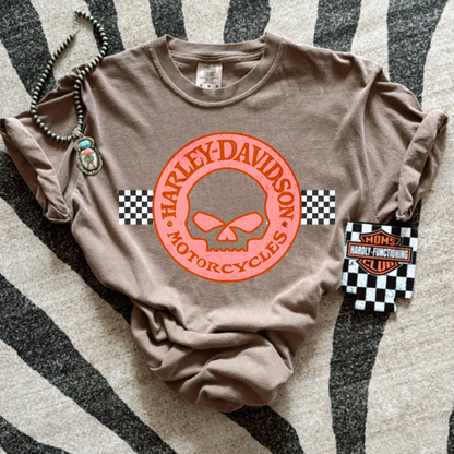 Checkered Harley Tee