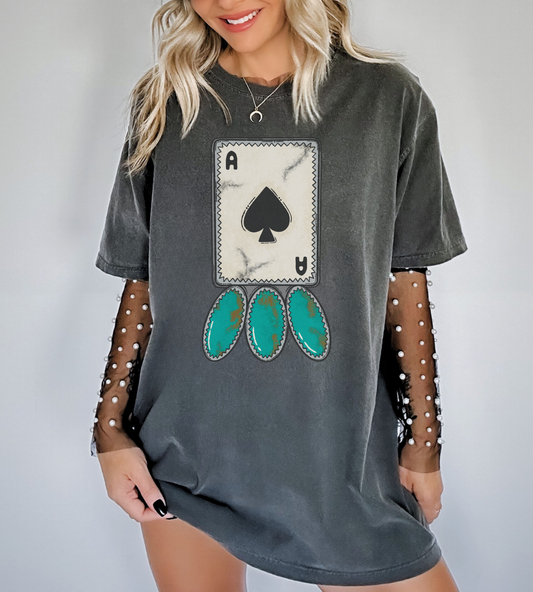 Western Playing Card tee