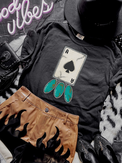 Western Playing Card tee