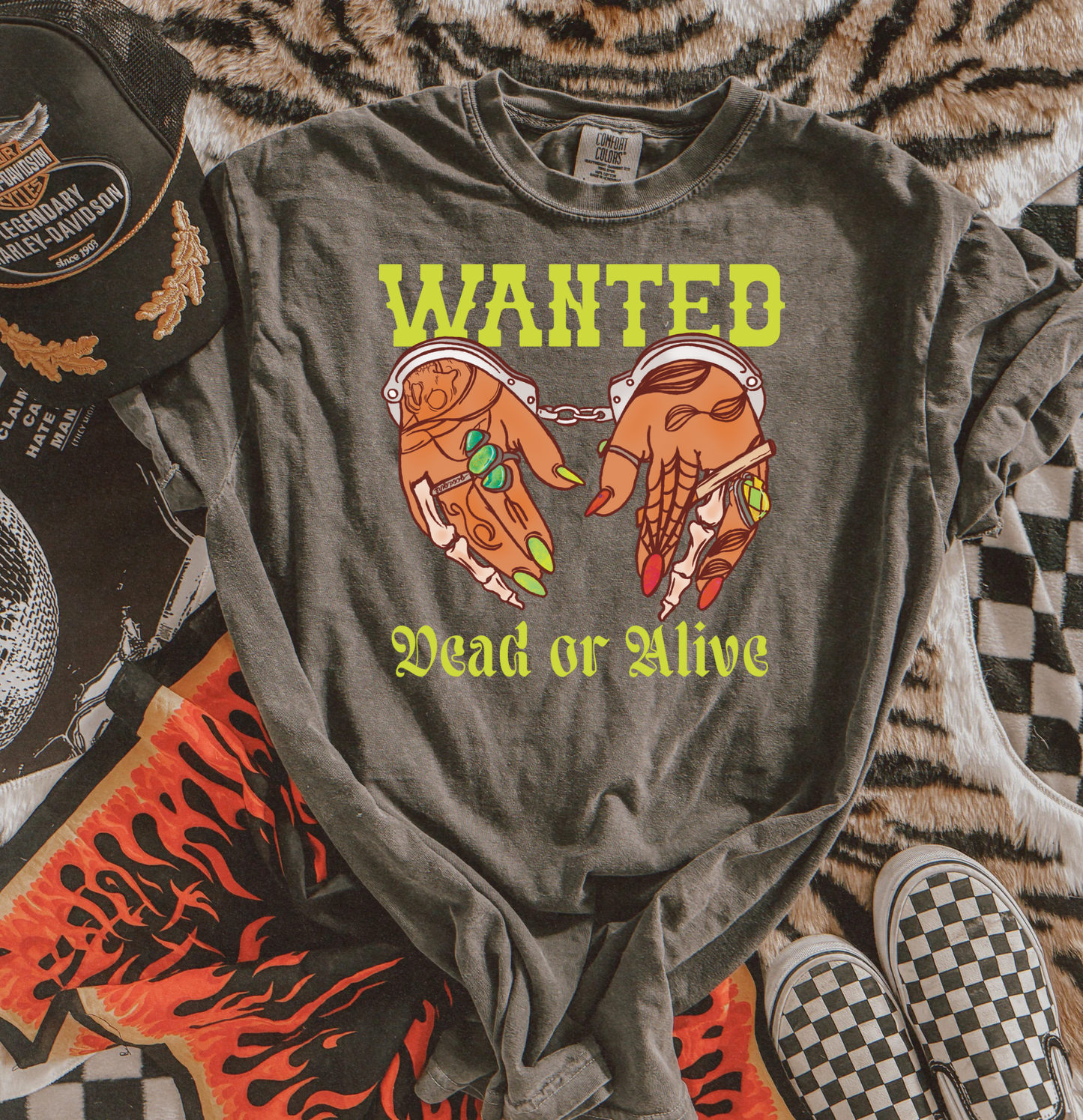 Wanted Dead or Alive tee