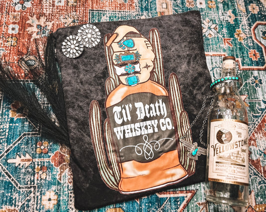 Til Death Whiskey co Tee