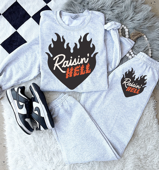 Raisin Hell Sweat set