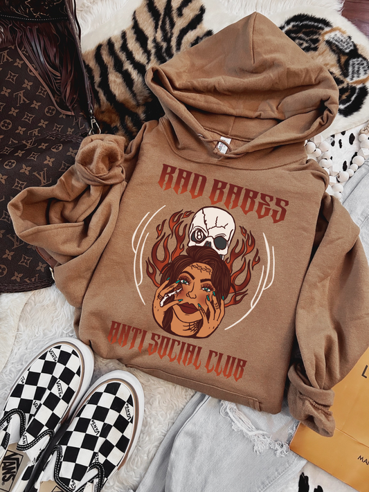 Rad Babes AntiSocial Club Hoodie