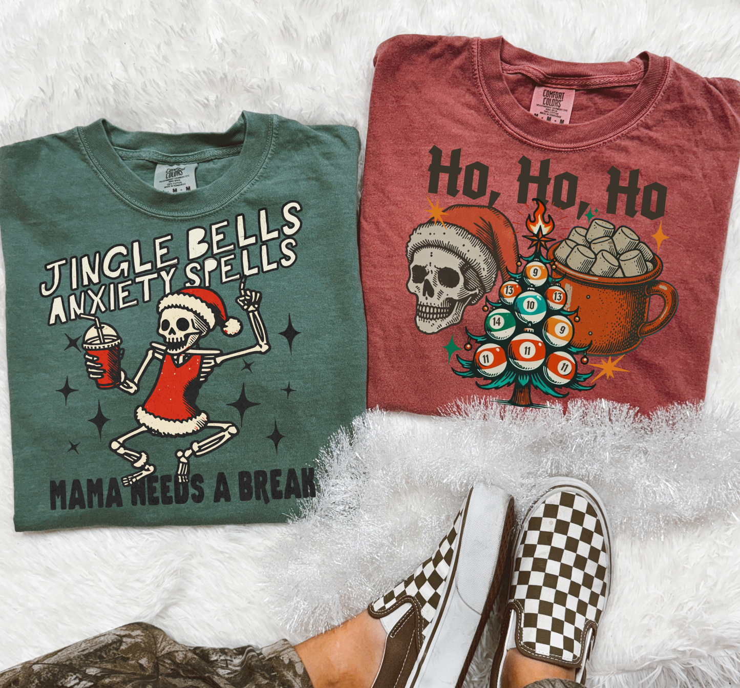 Jingle Bells Anxiety Spells Tee