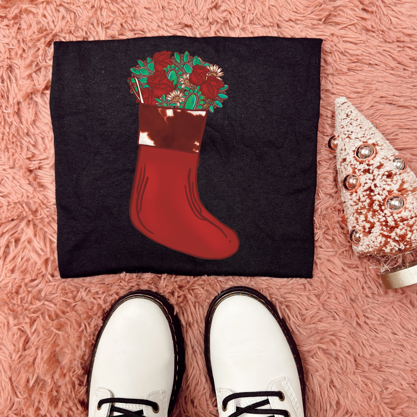 Floral Stocking Tee