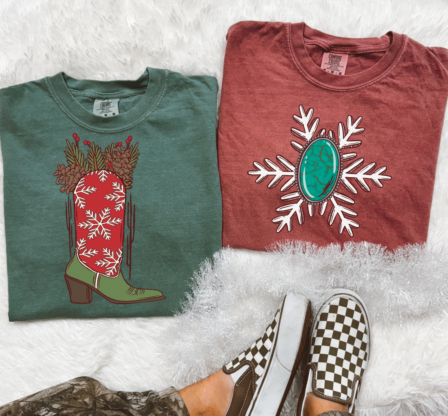 Christmas Boots Tee