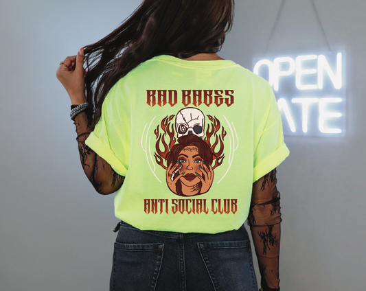 Rad Babes Anti-Social Club Tee