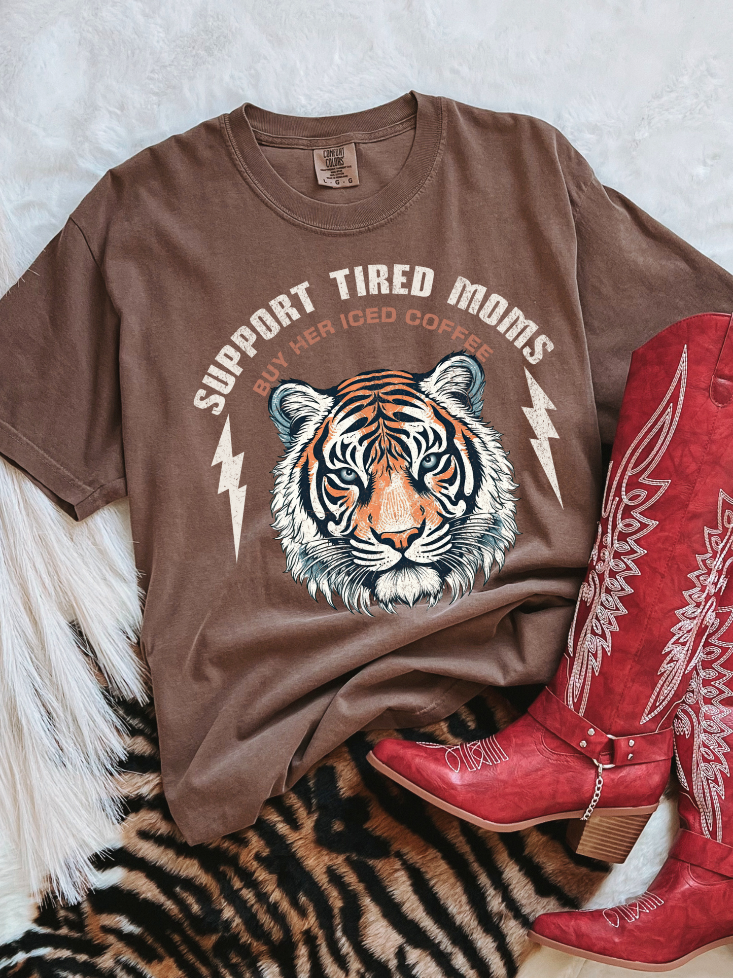 Support Tired Moms tee