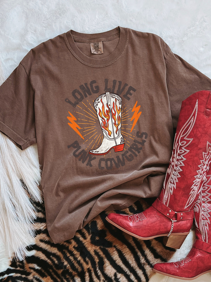 Long Live Punk Cowgirls Tee