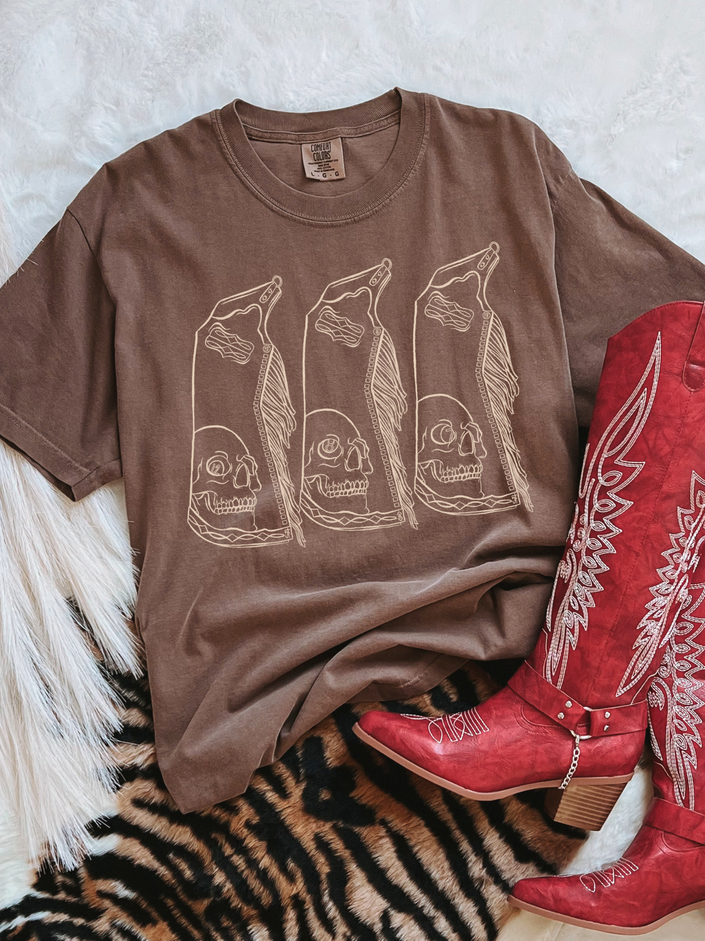 Outlaw Chaps Sketch Tee