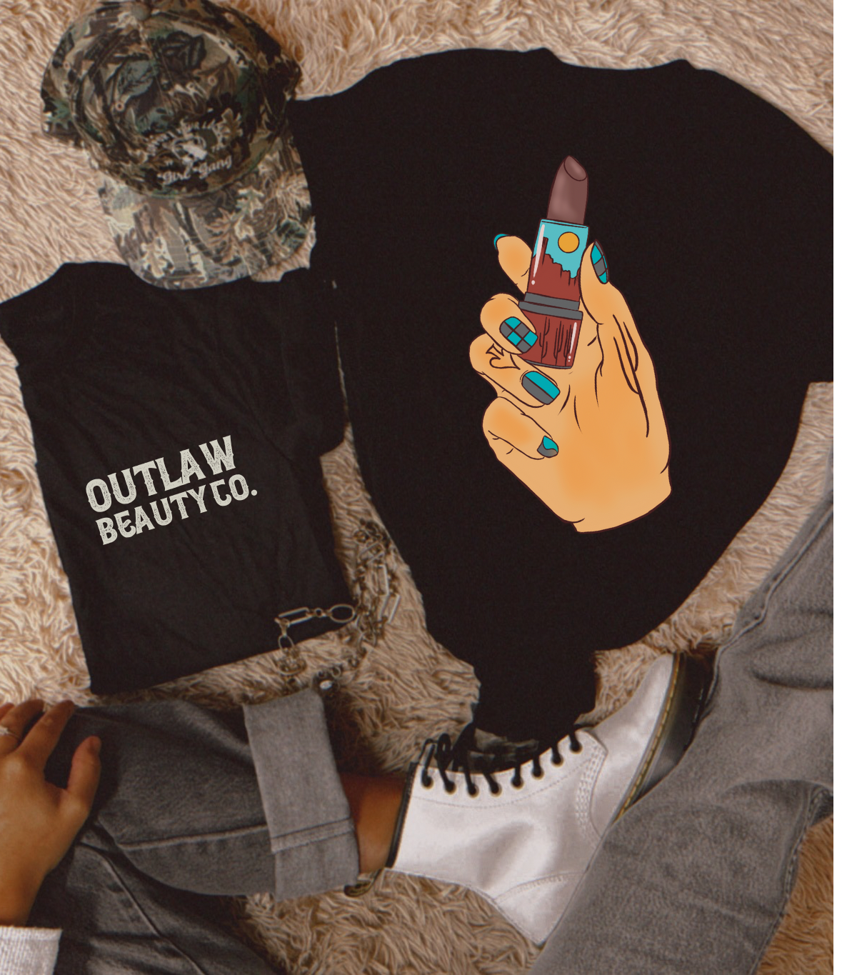 Outlaw Beauty co Tee