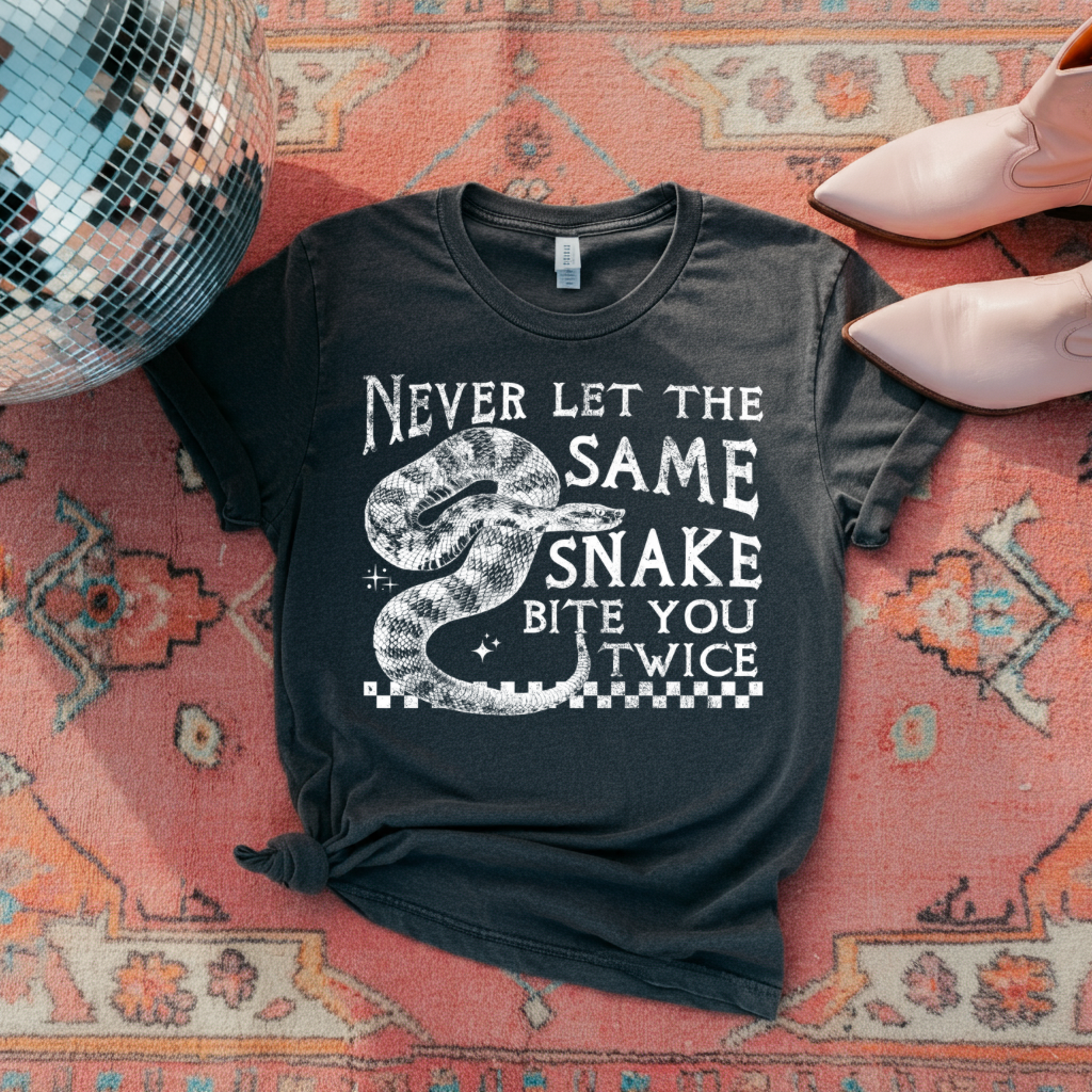 Never let the same Snake Tee