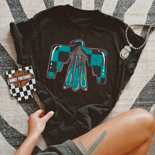 Checkered Thunderbird Tee