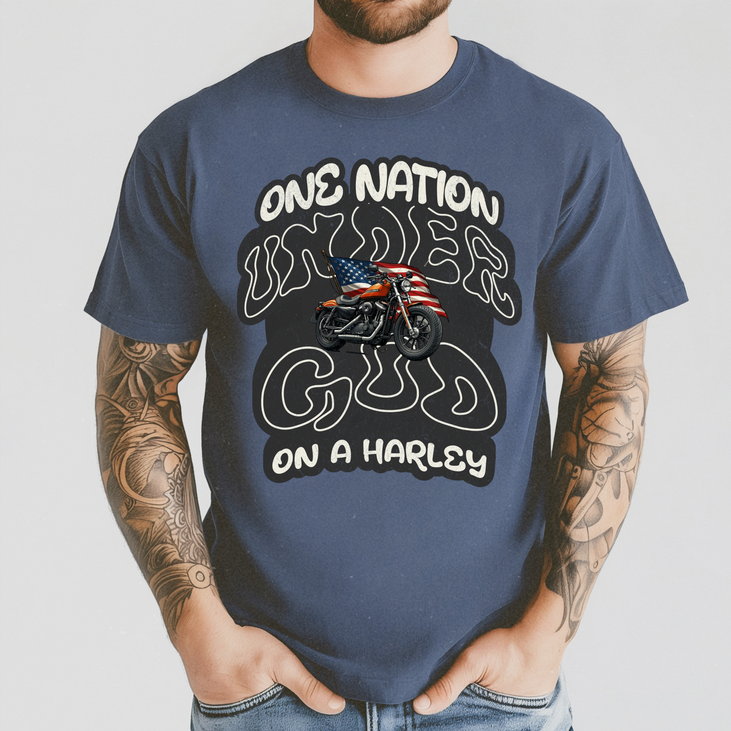 One Nation Under God tee