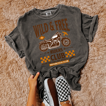 Wild and Free Moto Club Tee