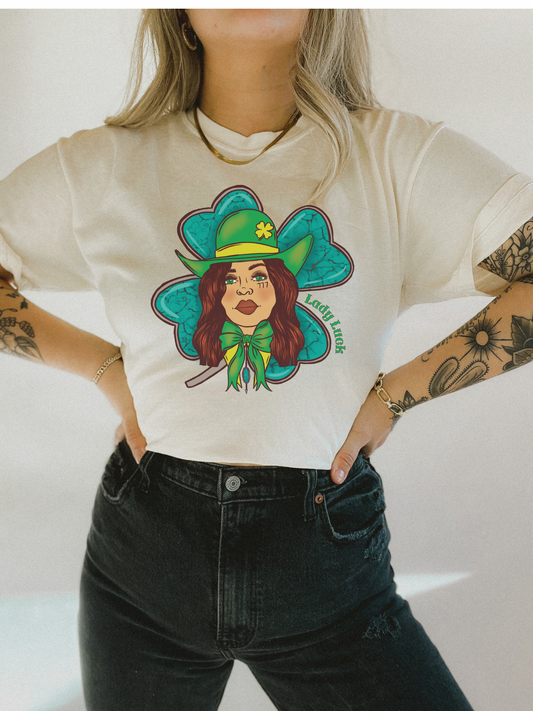 Lucky Lady Tee/Crew