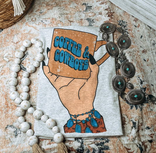 Coffee and Cowboys Tee☕️🤠